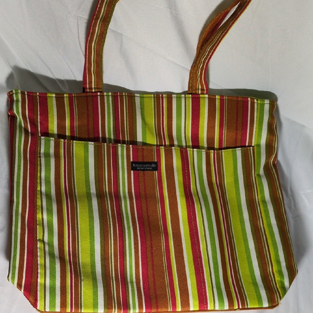 Kate Spade Multicolor Striped Tote